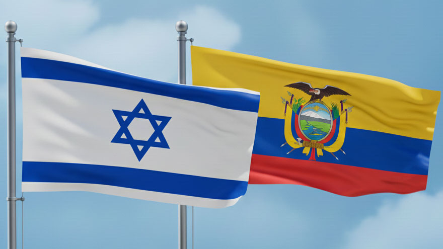 דגלי ישראל ואקוודור